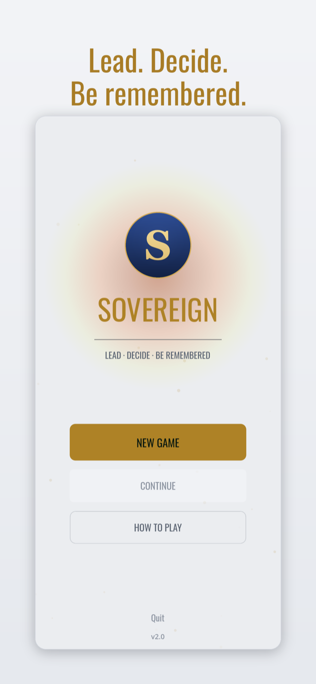 Sovereign screenshot